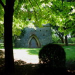 La torre colombaia nel parco di Villa Maffei