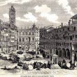 Fig. 2 -piazza Erbe prima metà XIX secolo- AmoVR FB